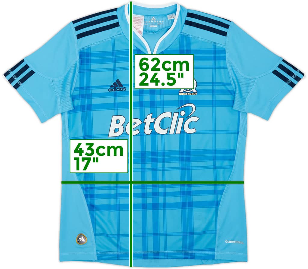 2010-11 Olympique Marseille Away Shirt - 8/10 - (M.Boys)