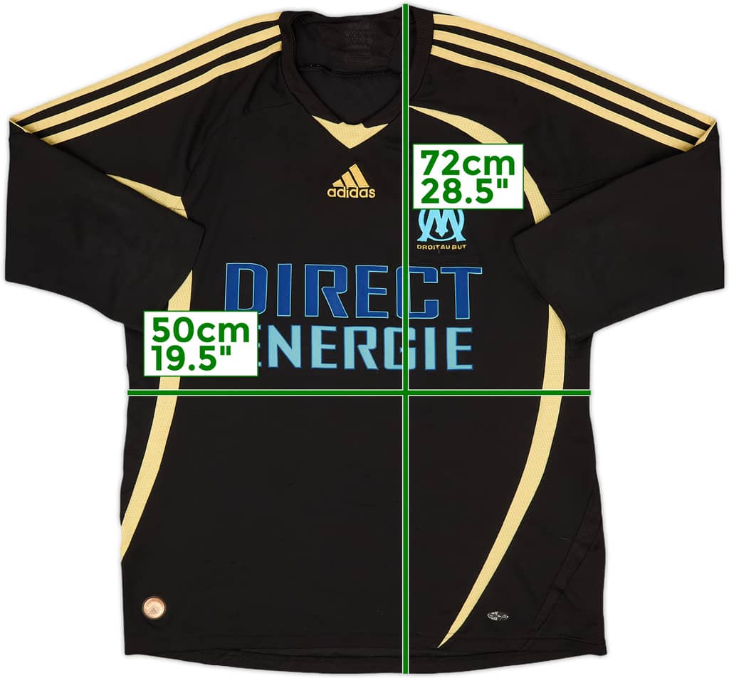 2008-09 Olympique Marseille GK Shirt - 7/10 - (L)