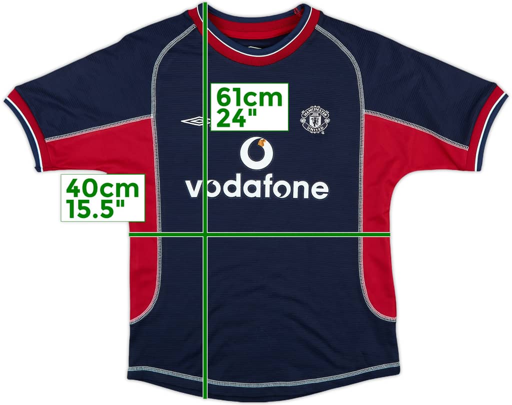 2000-01 Manchester United Third Shirt - 5/10 - (S.Boys)