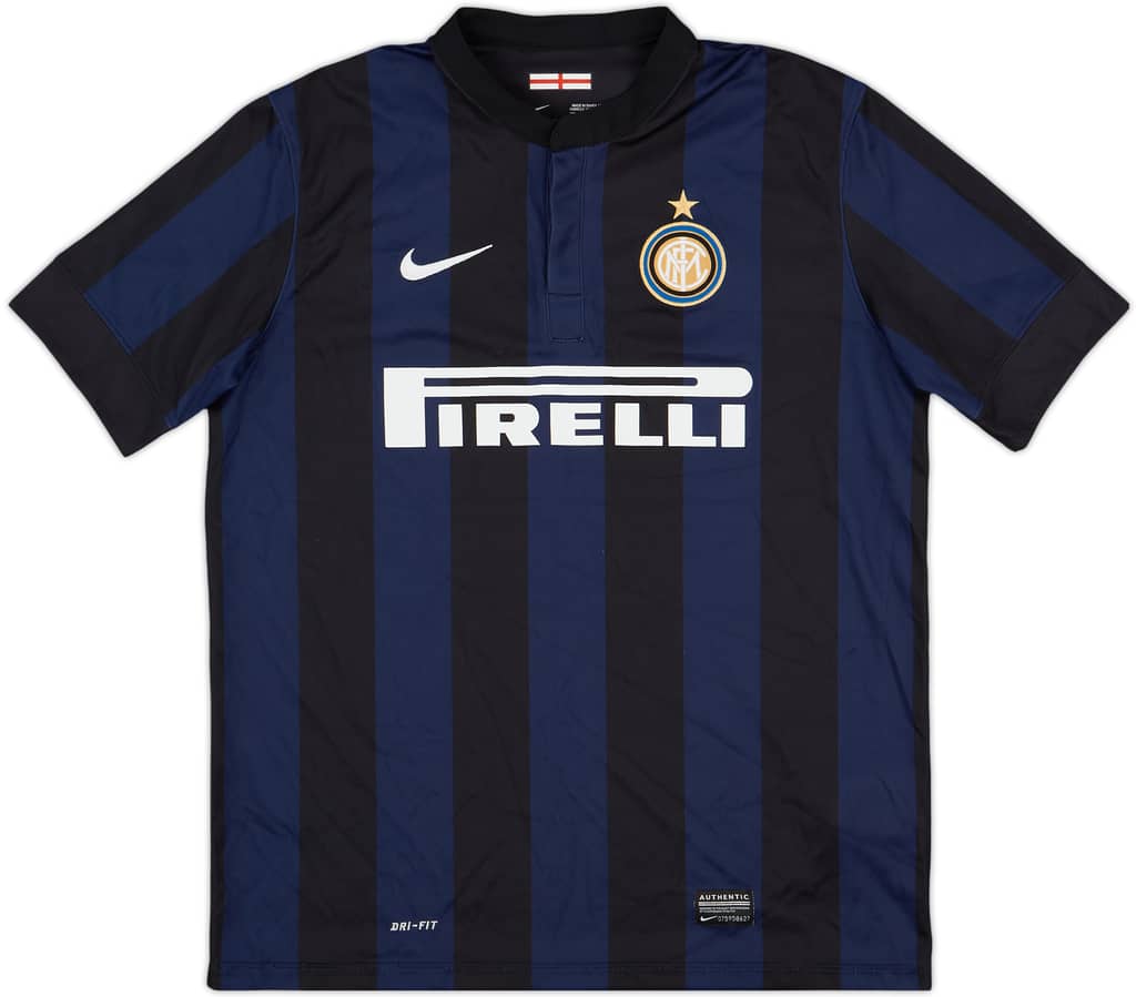 2013-14 Inter Milan Home Shirt - 7/10 - (XL.Boys)