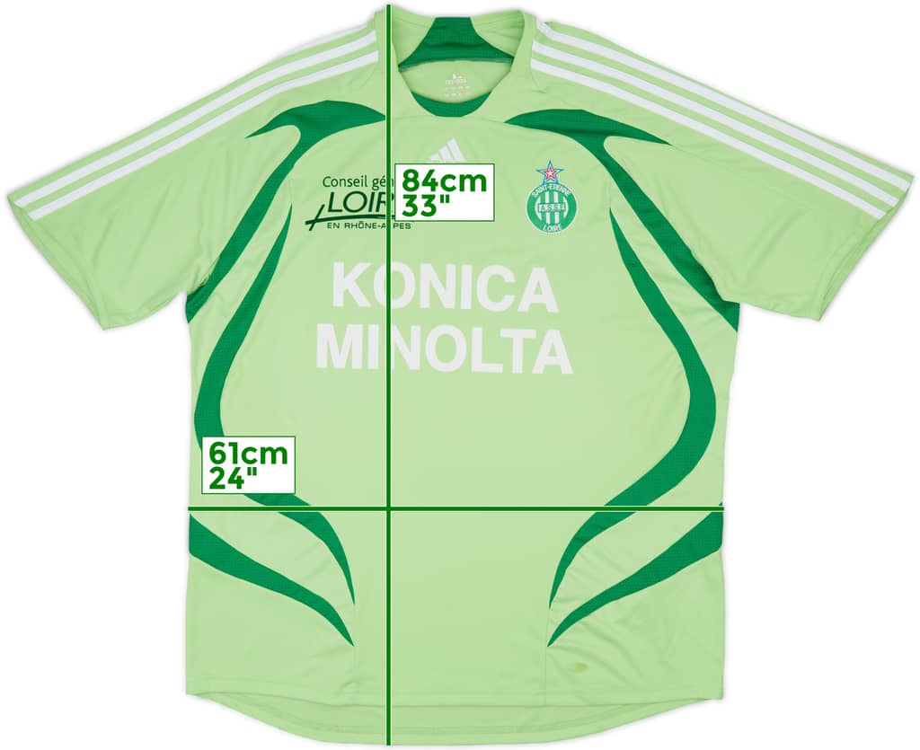 2007-08 Saint Etienne Away Shirt - 9/10 - (XL)