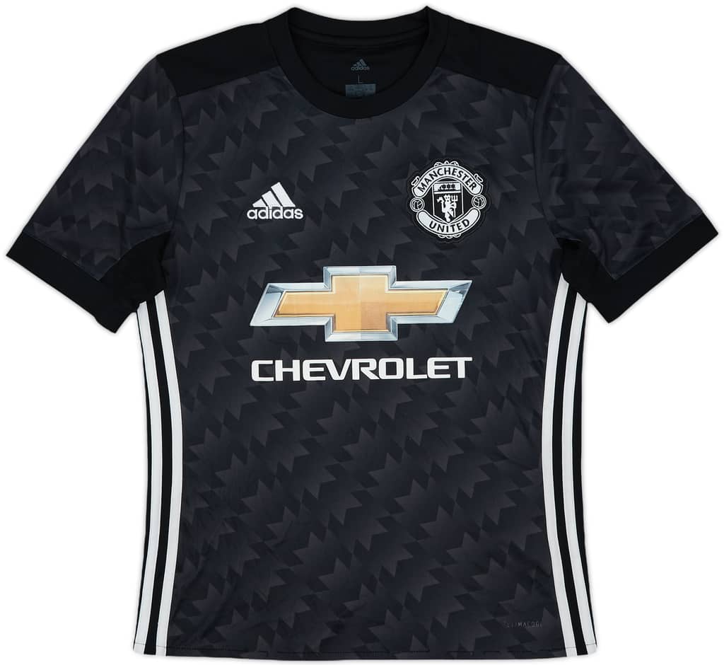 2017-18 Manchester United Away Shirt - 7/10 - (L.Boys)