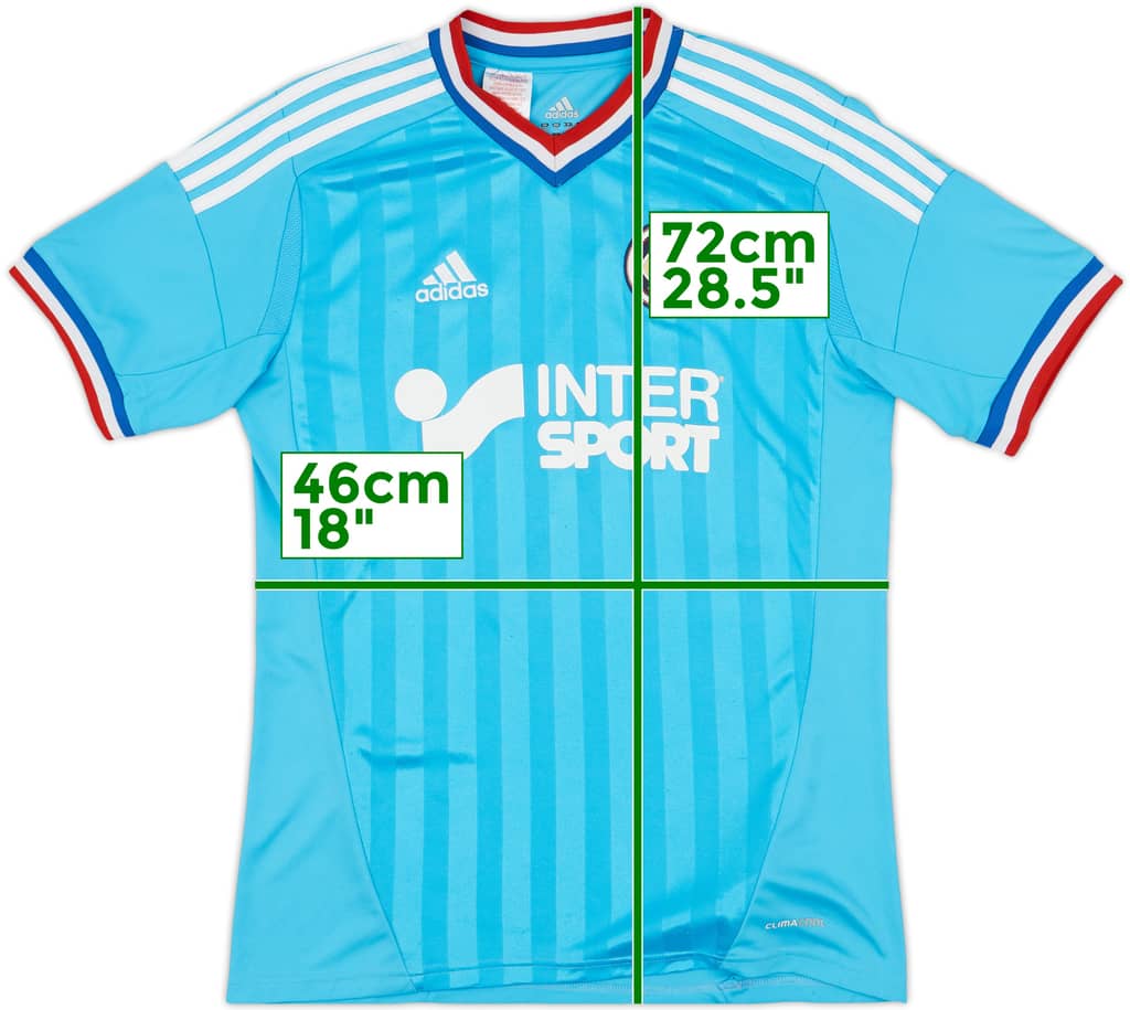 2012-13 Olympique Marseille Away Shirt - 7/10 - (XL.Boys)