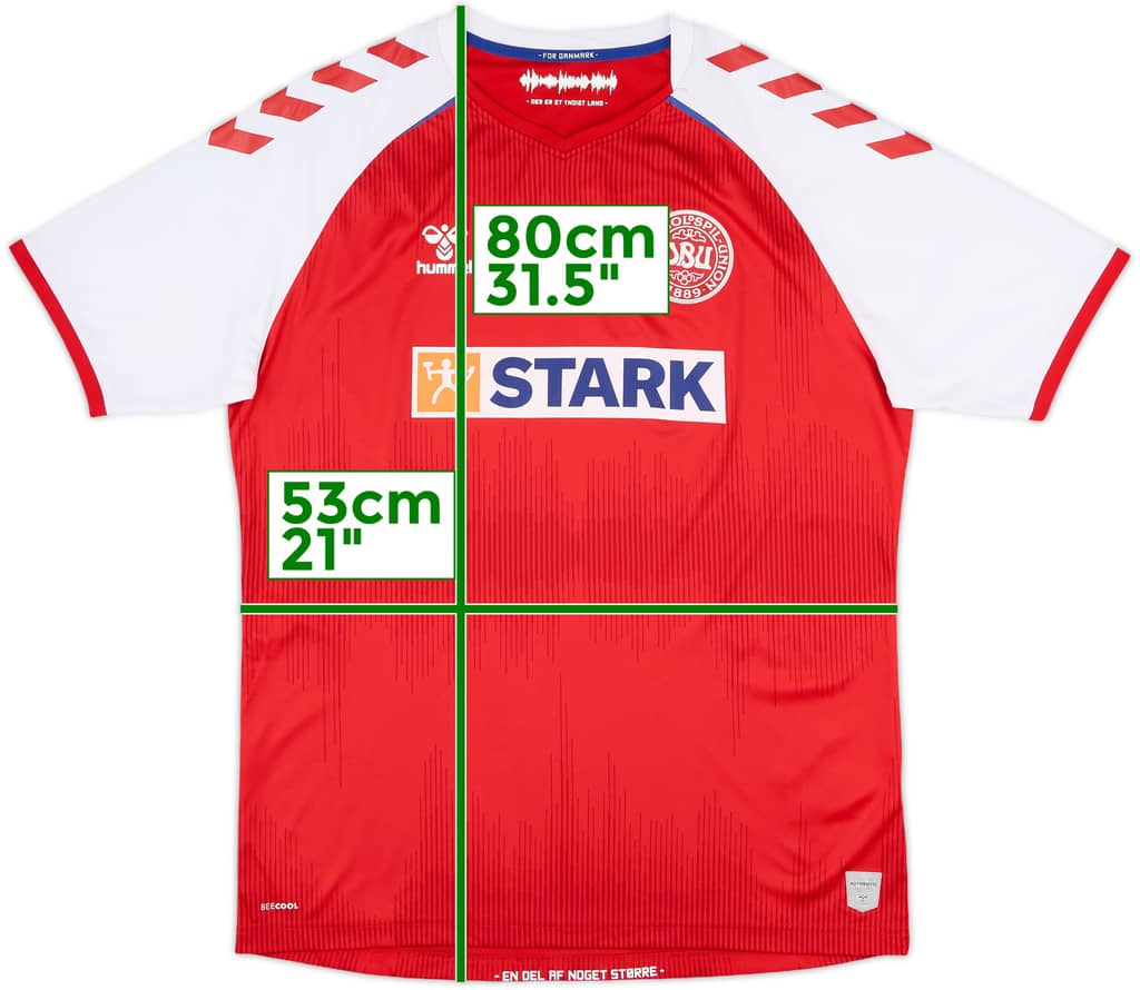 2020-21 Denmark Home/Training Shirt - 9/10 - (L)