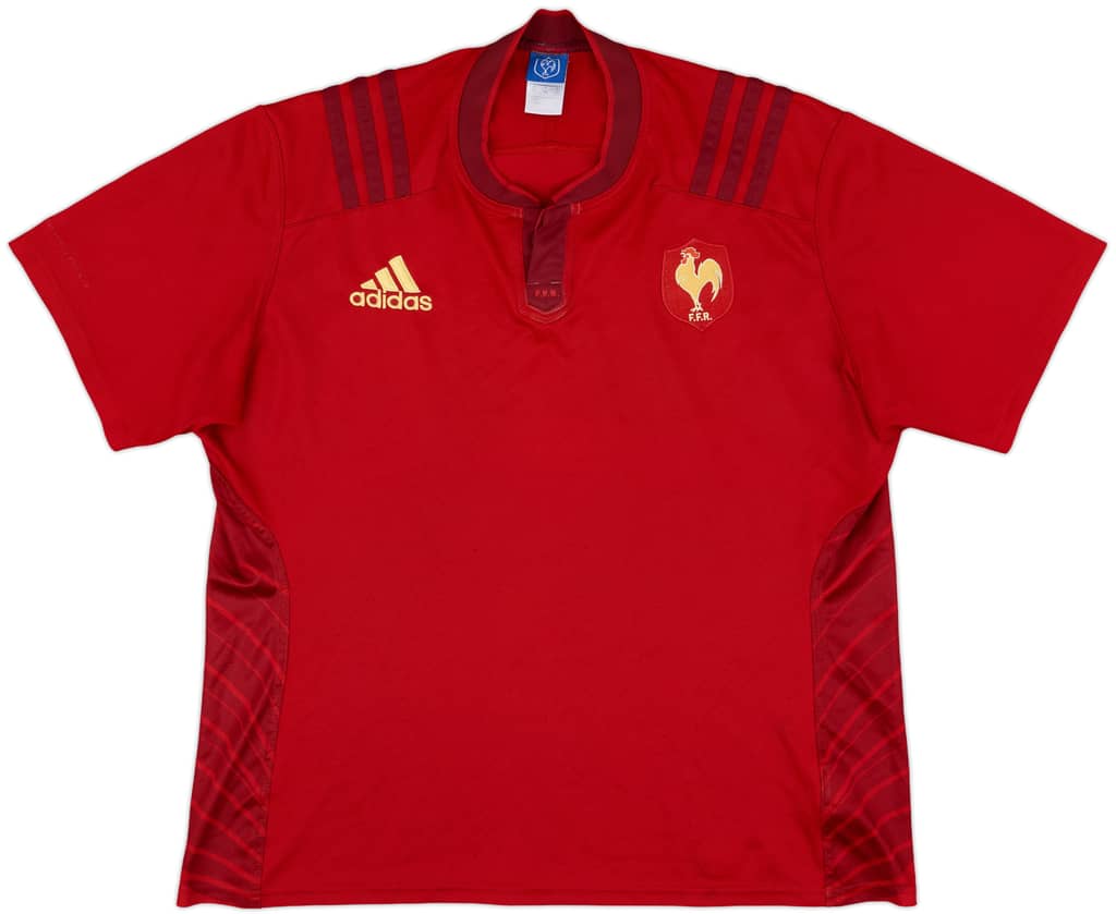 2014-15 France Rugby Away Shirt - 9/10 - (XXL)