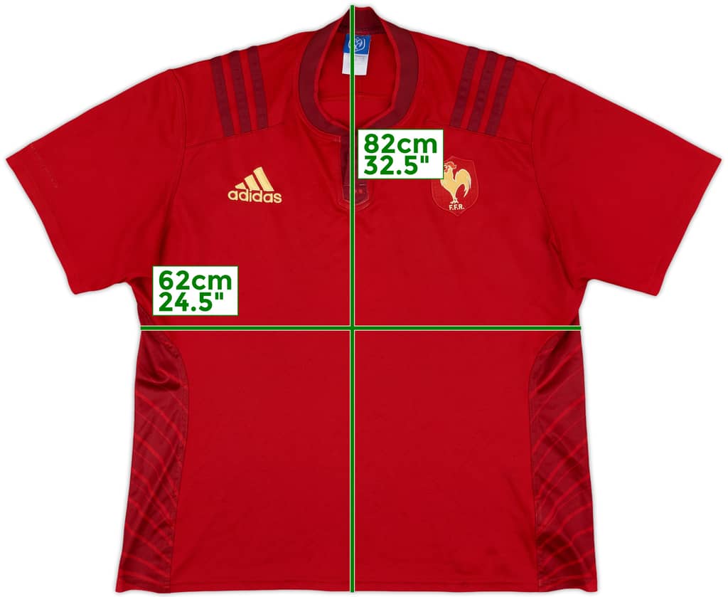 2014-15 France Rugby Away Shirt - 9/10 - (XXL)