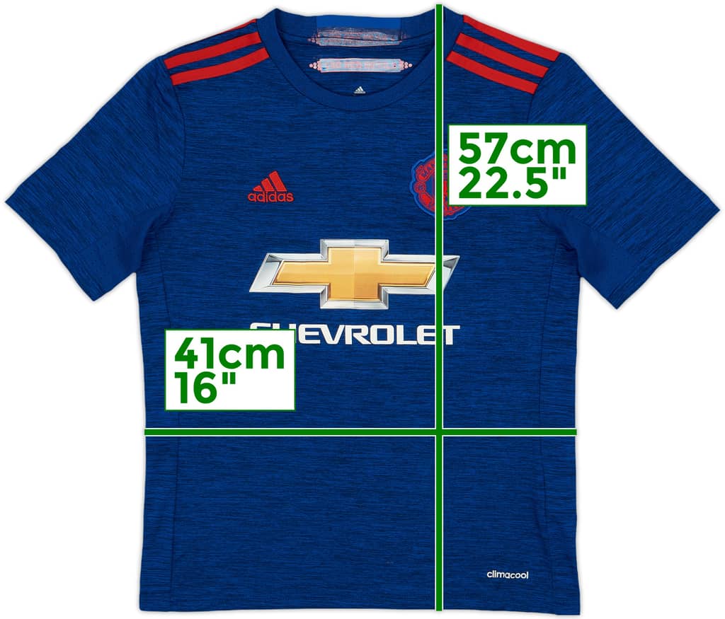 2016-17 Manchester United Away Shirt - 8/10 - (M.Boys)