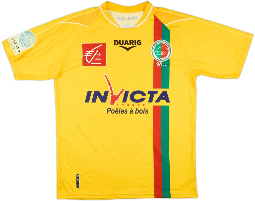 2009-10 Sedan Ardennes Match Issue Third Shirt Lucau #10