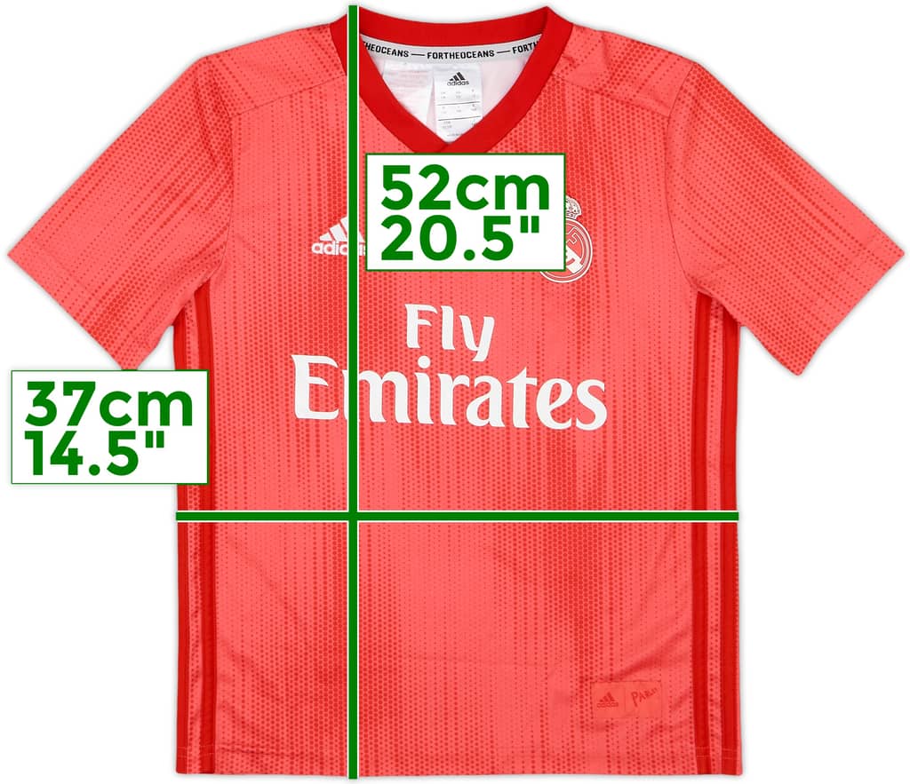 2018-19 Real Madrid Third Shirt - 8/10 - (M.Boys)