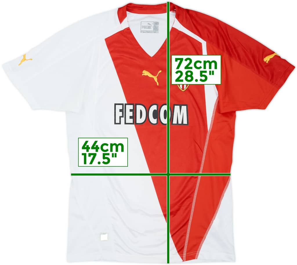 2004-06 Monaco Home Shirt - 7/10 - (XL.Boys)