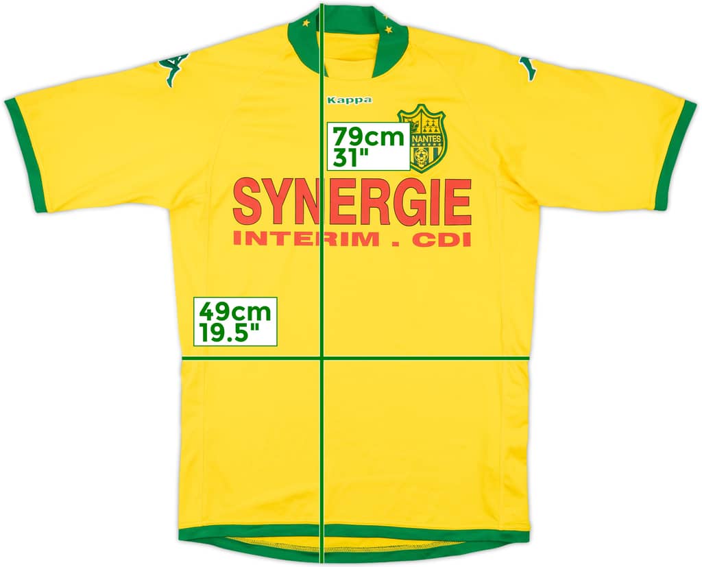 2008-09 Nantes Home Shirt - 8/10 - (M)