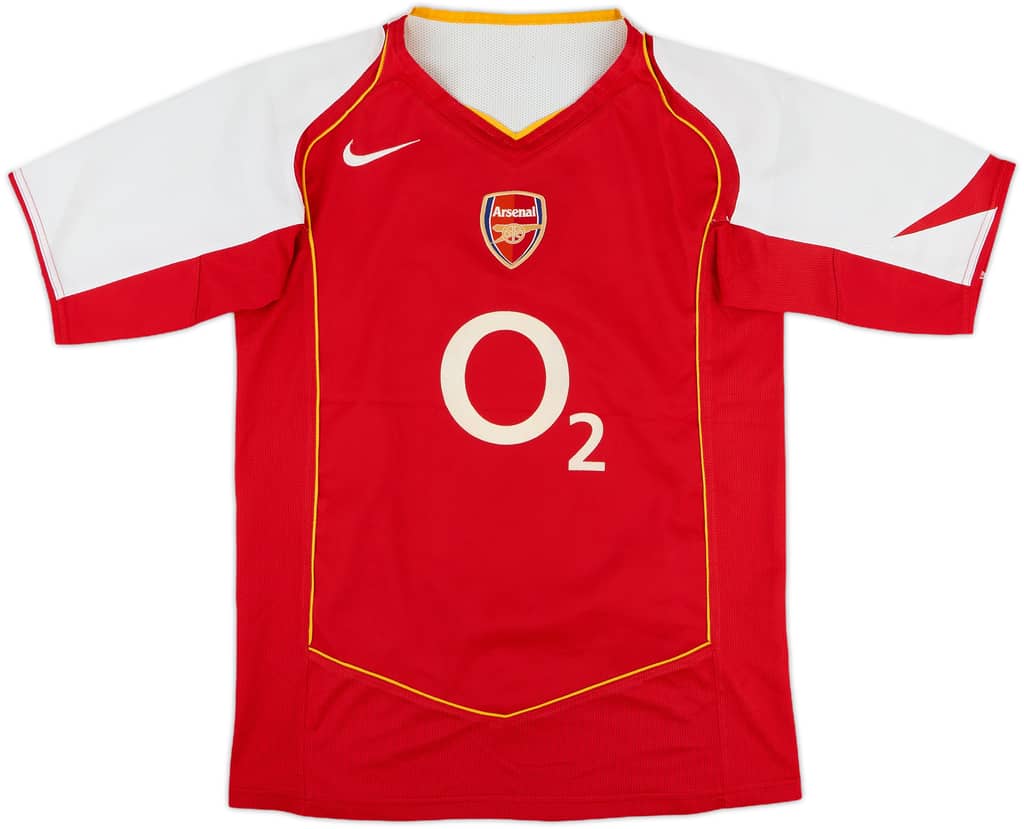 2004-05 Arsenal Home Shirt - 8/10 - (L.Boys)