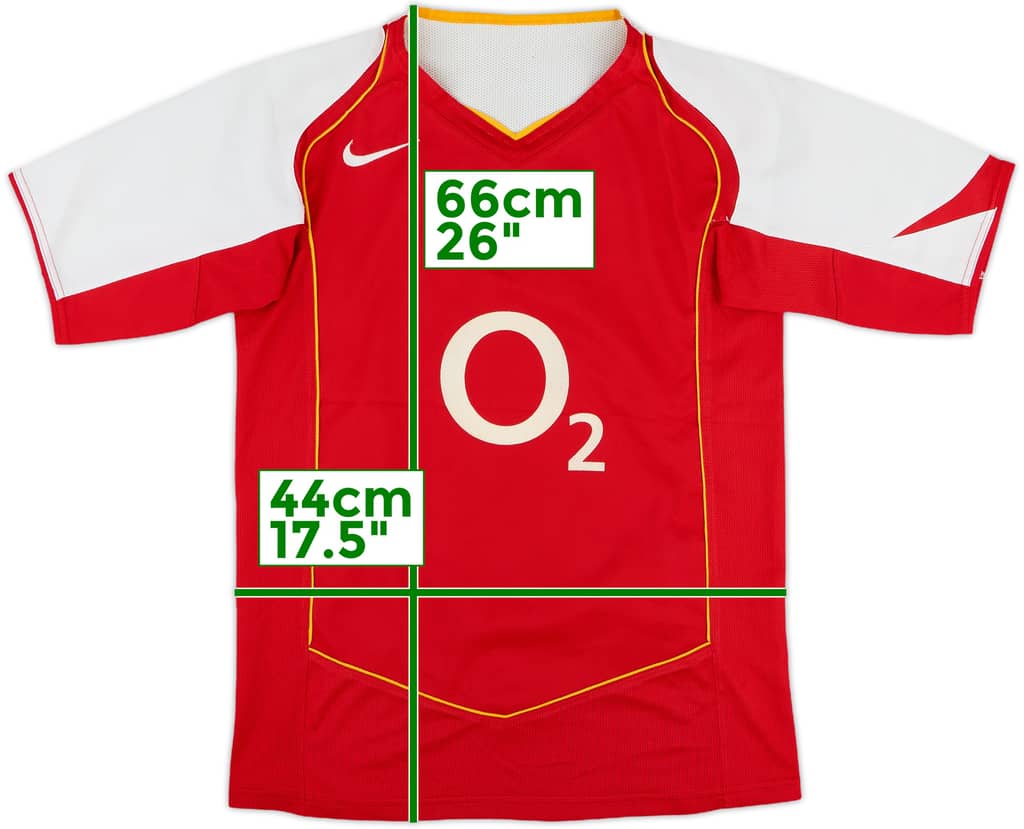 2004-05 Arsenal Home Shirt - 8/10 - (L.Boys)