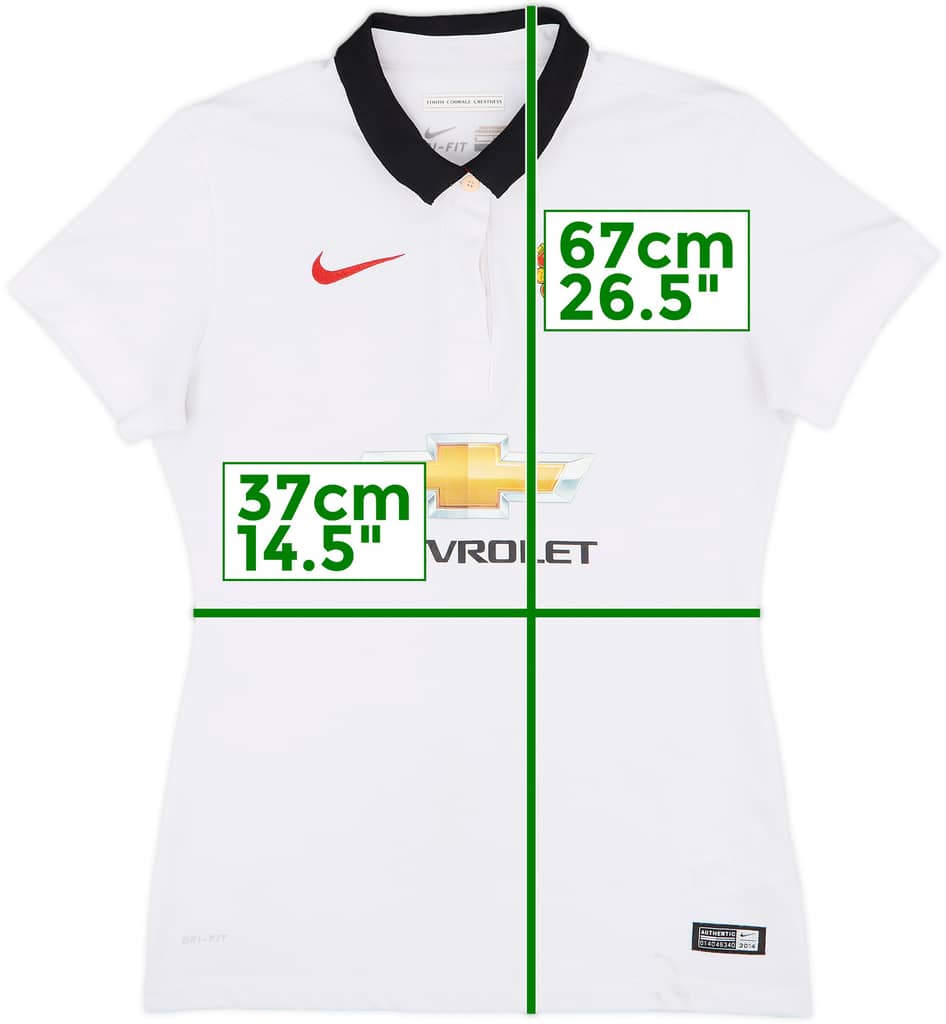 2014-15 Manchester United Away Shirt - 6/10 - (Women's S)