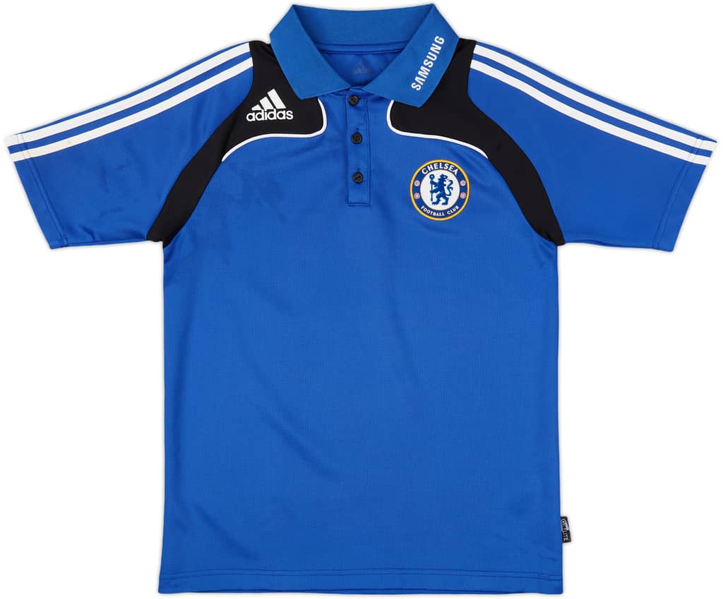 2008-09 Chelsea adidas Polo Shirt - 9/10 - (S)
