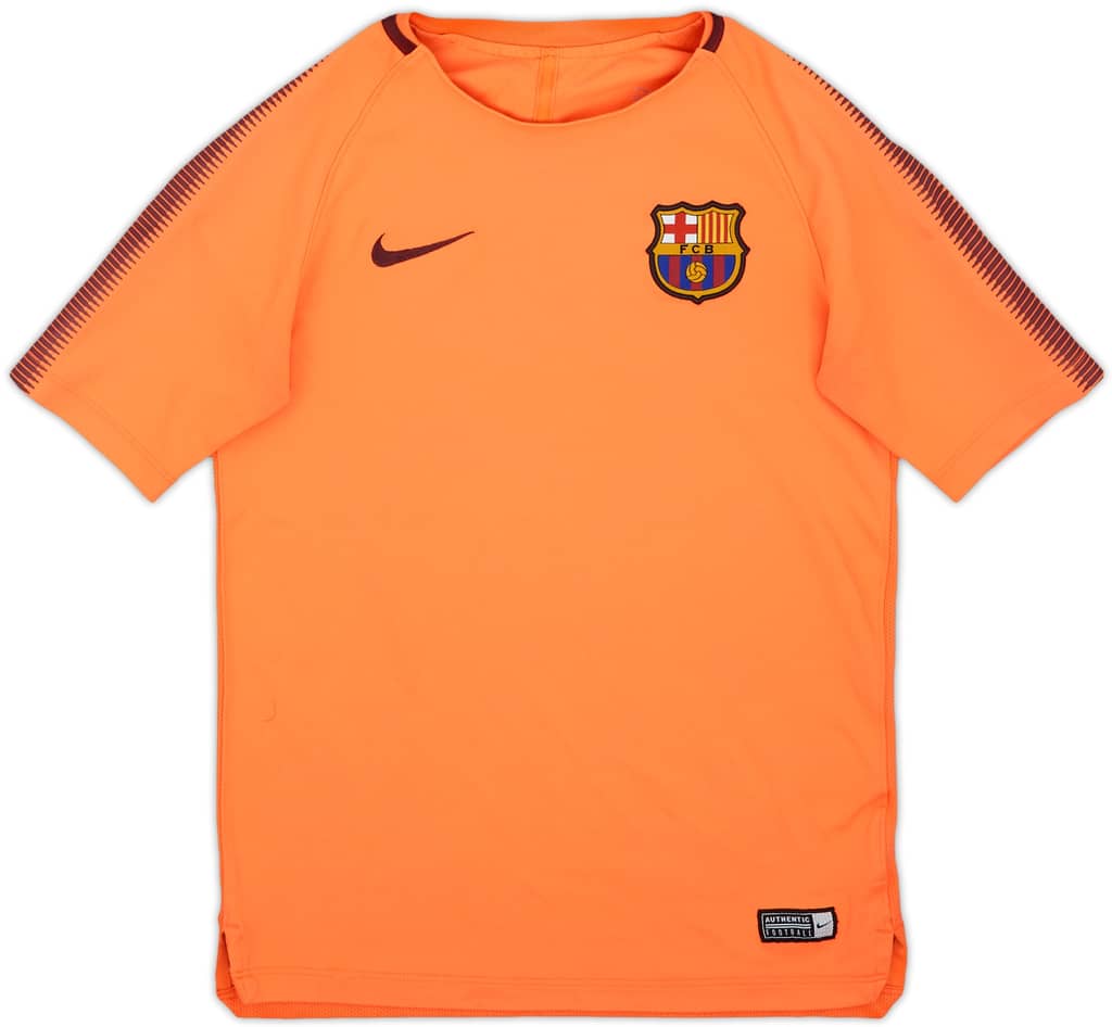2017-18 Barcelona Nike Training Shirt - 9/10 - (L.Boys)