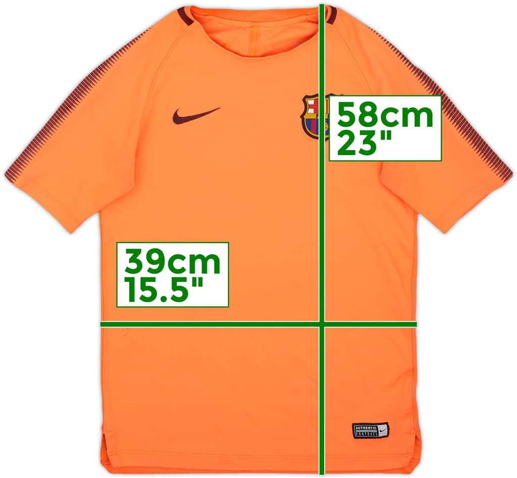 2017-18 Barcelona Nike Training Shirt - 9/10 - (L.Boys)