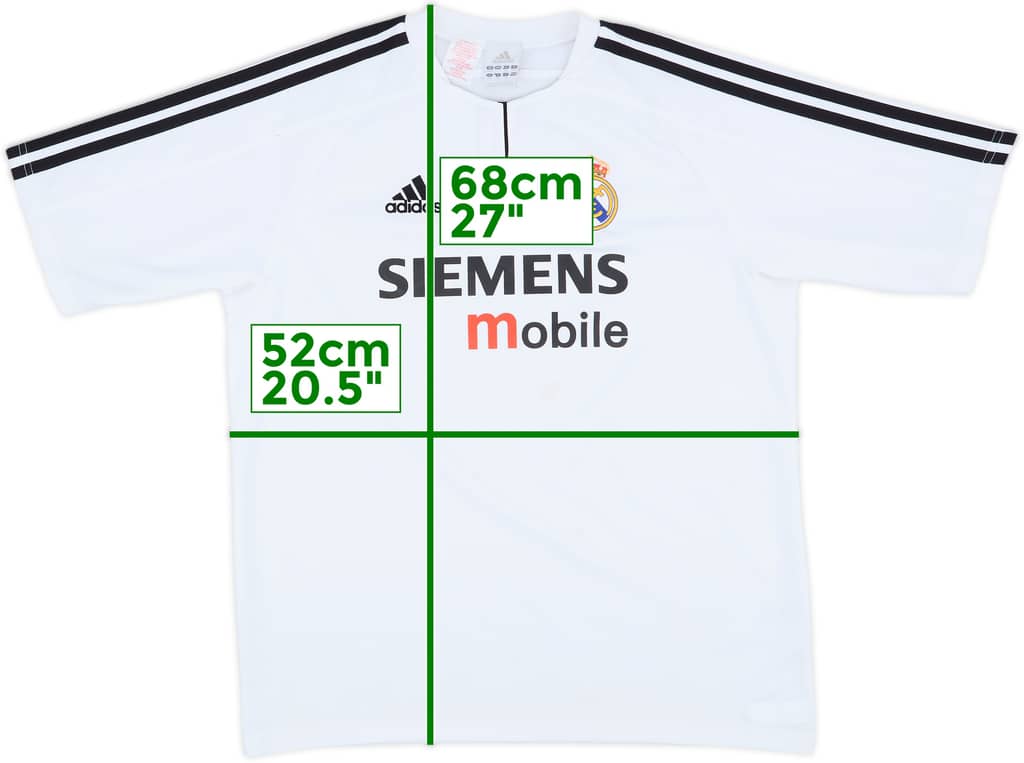 2003-04 Real Madrid Home Shirt - 5/10 - (XL.Boys)