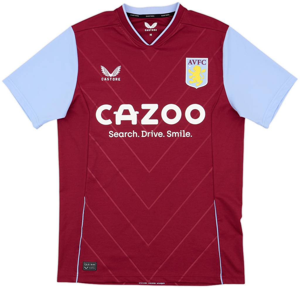2022-23 Aston Villa Home Shirt - 10/10 - (M)
