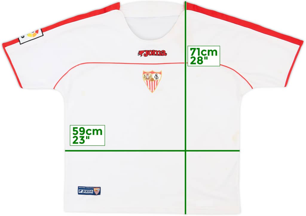 2002-03 Sevilla Home Shirt - 7/10 - (XXL)