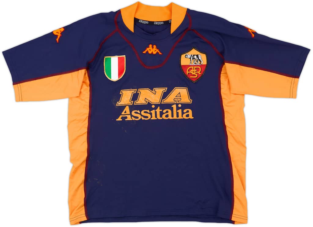 2001-02 Roma Third Shirt - 5/10 - (XL.Boys)