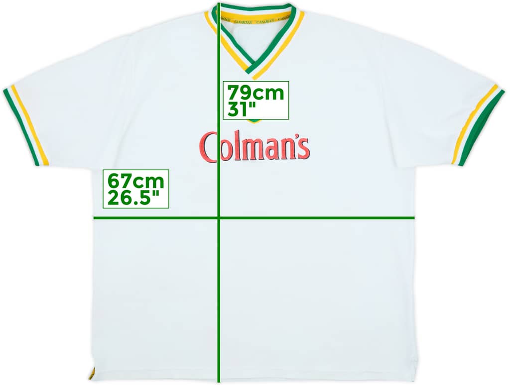 1999-01 Norwich Away Shirt - 7/10 - (3XL)