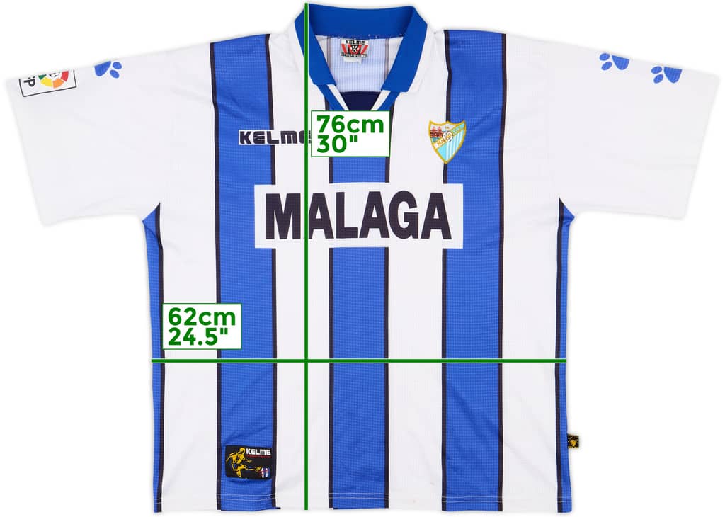 1998-99 Malaga Home Shirt - 8/10 - (L)