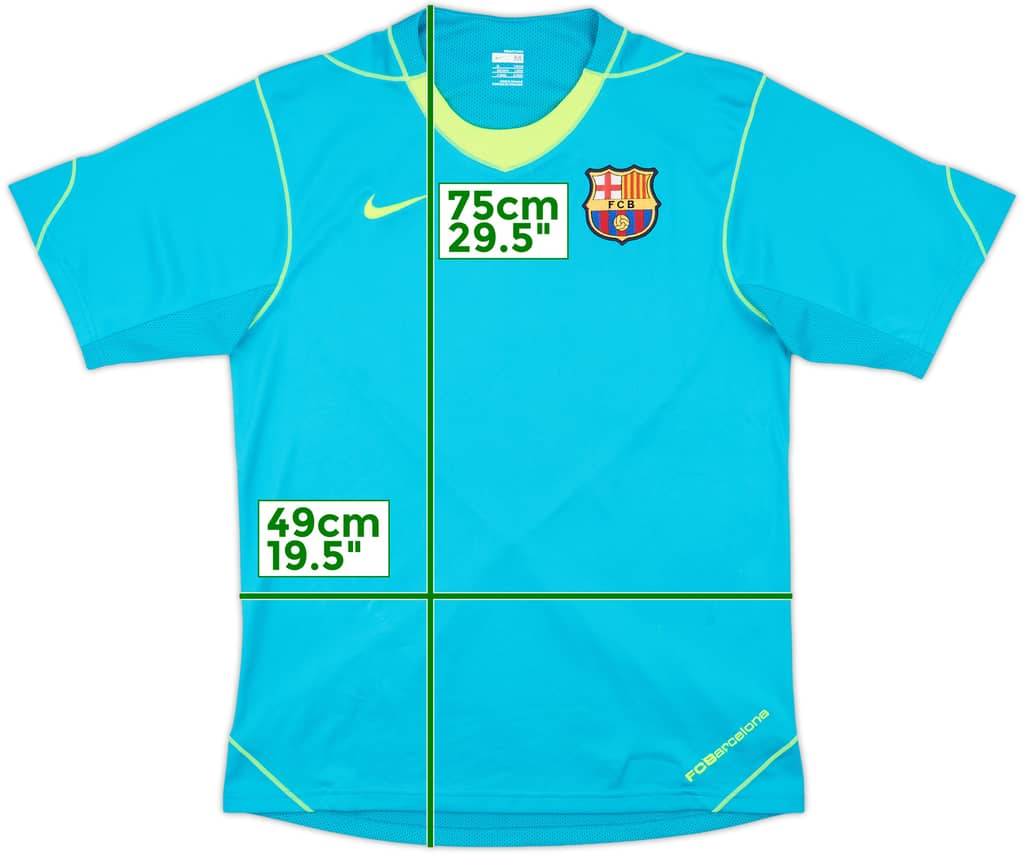 2007-08 Barcelona Player Issue Nike Training Shirt - 9/10 - (M)