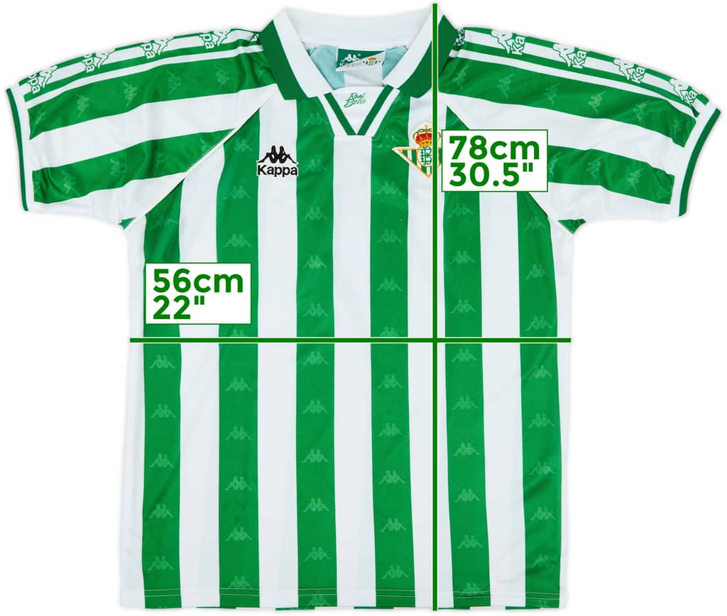 1995-97 Real Betis Home Shirt - 8/10 - (L)