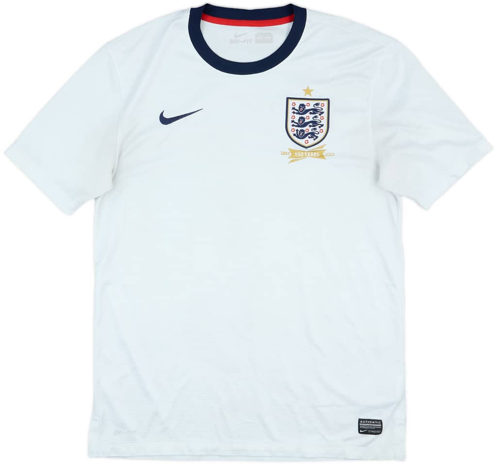 2013 England 150th Anniversary Home Shirt - 5/10 - (M)