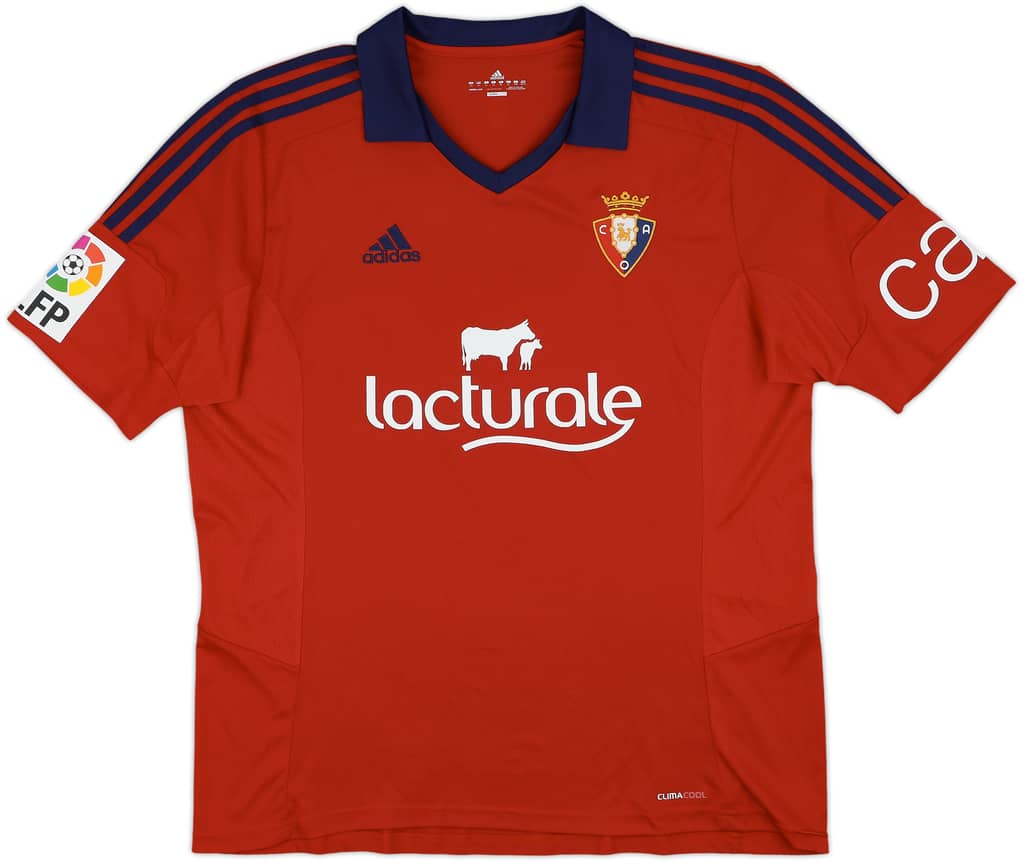 2013-14 Osasuna Home Shirt - 9/10 - (XL)