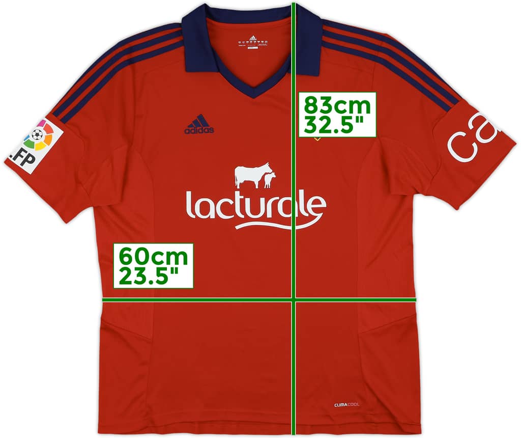 2013-14 Osasuna Home Shirt - 9/10 - (XL)