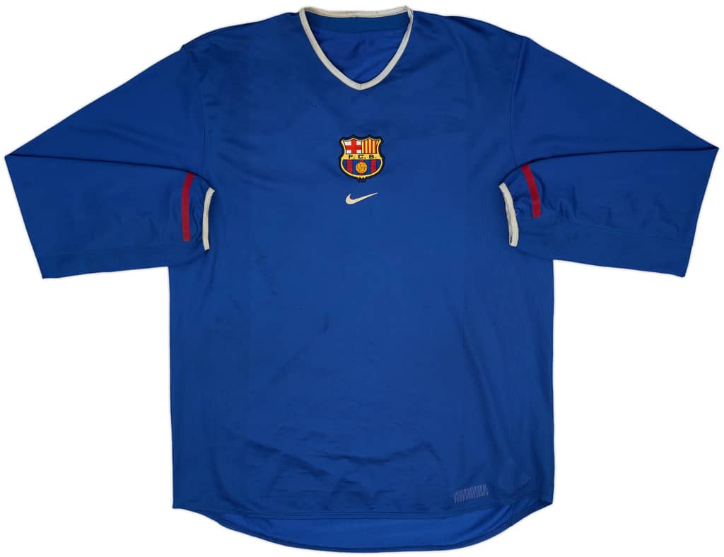 2001-02 Barcelona Third L/S Shirt - 5/10 - (XL)