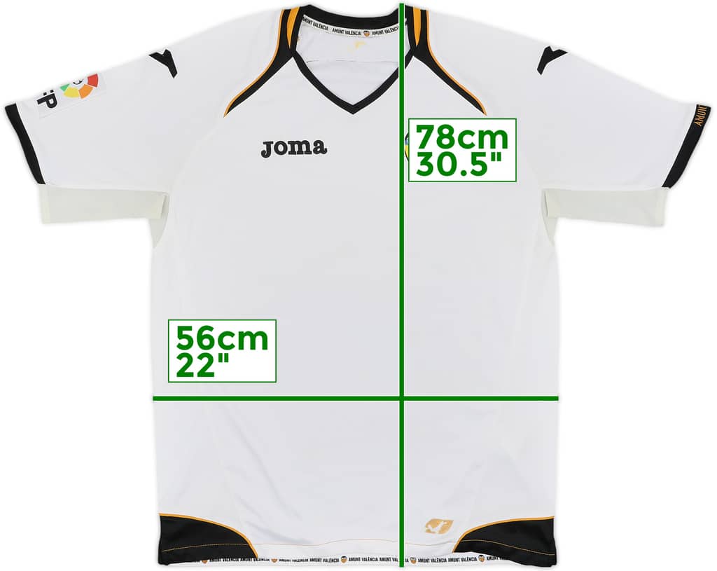 2011-12 Valencia Home Shirt - 7/10 - (L)