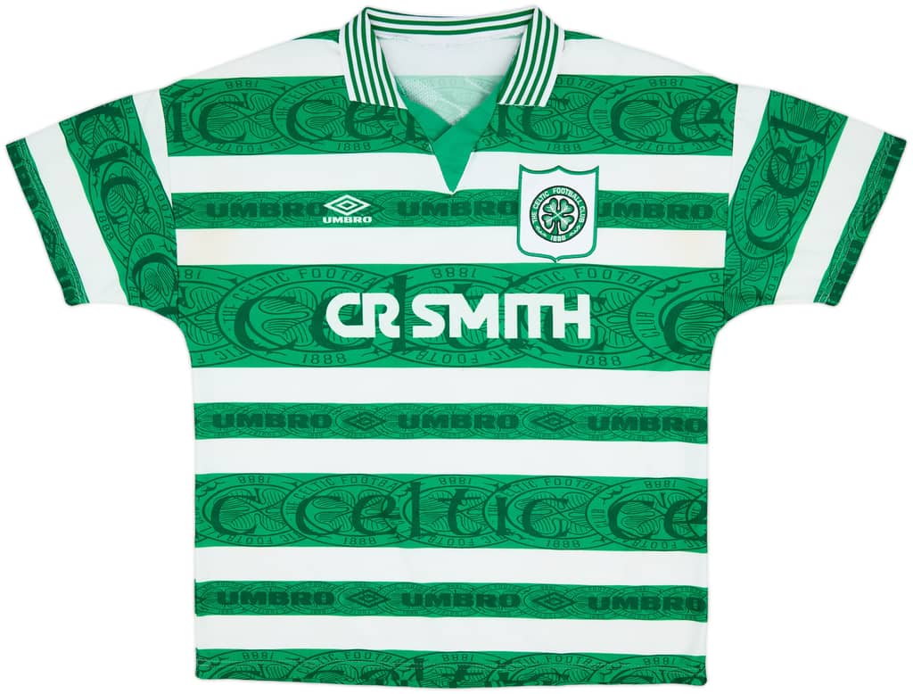 1995-97 Celtic Home Shirt - 8/10 - (XXL)