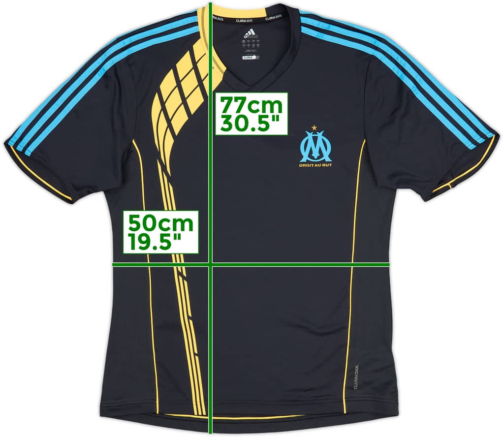 2009-10 Marseille adidas Formotion Training Shirt - 8/10 - (L)