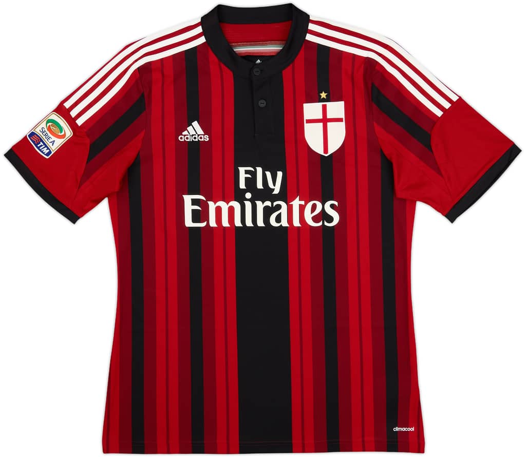 2014-15 AC Milan Home Shirt - 10/10 - (L)