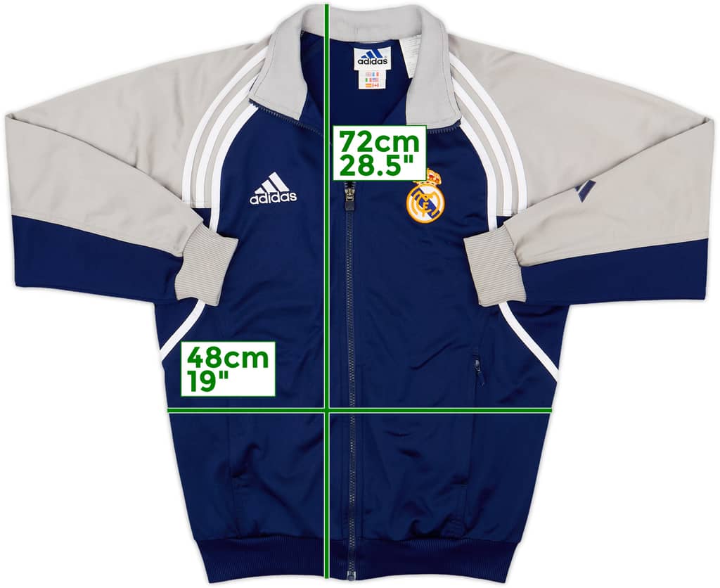 2000-01 Real Madrid adidas Track Jacket - 8/10 - (L.Boys)