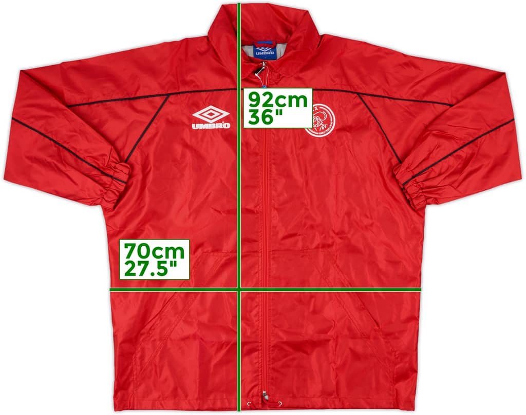 1998-99 Ajax Umbro Rain Jacket (L)