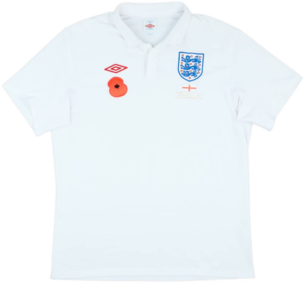 2009-10 England Home Shirt - 5/10 - (L)