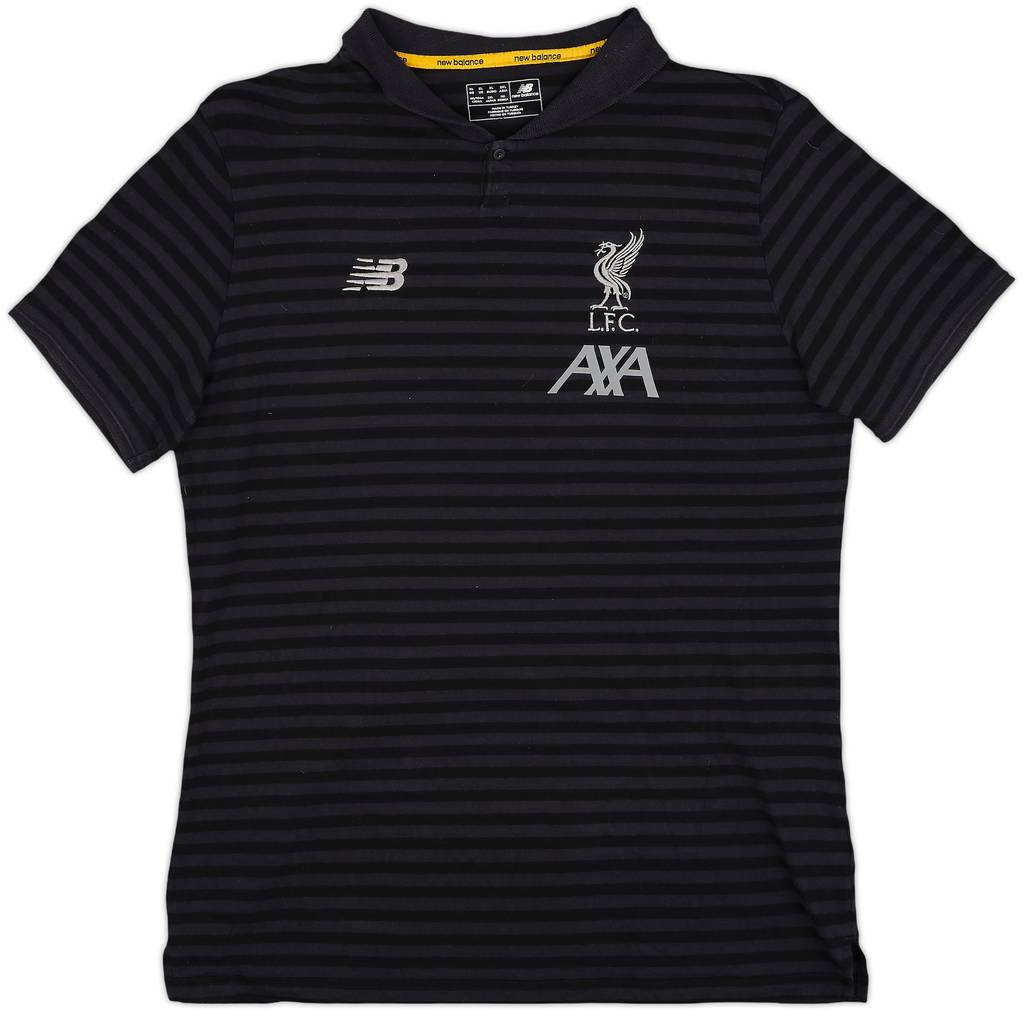 2018-19 Liverpool New Balance Polo Shirt - 9/10 - (XL)