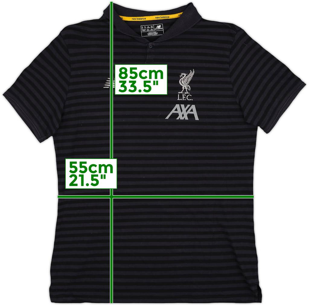 2018-19 Liverpool New Balance Polo Shirt - 9/10 - (XL)