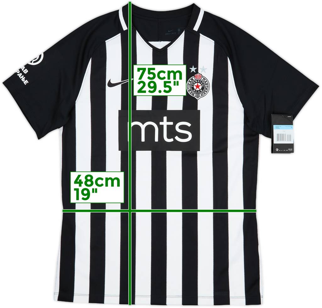 2020-21 FK Partizan Home Shirt (M)
