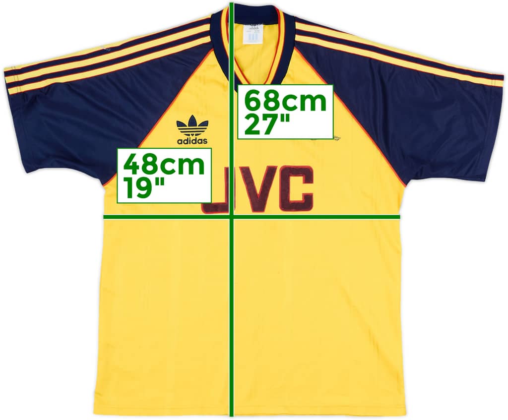 1988-91 Arsenal Away Shirt - 7/10 - (L)