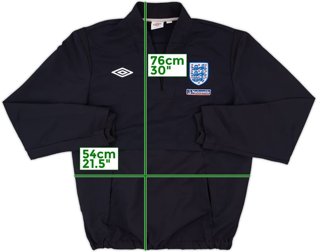 2010-11 England Umbro Drill Top - 8/10 - (L)