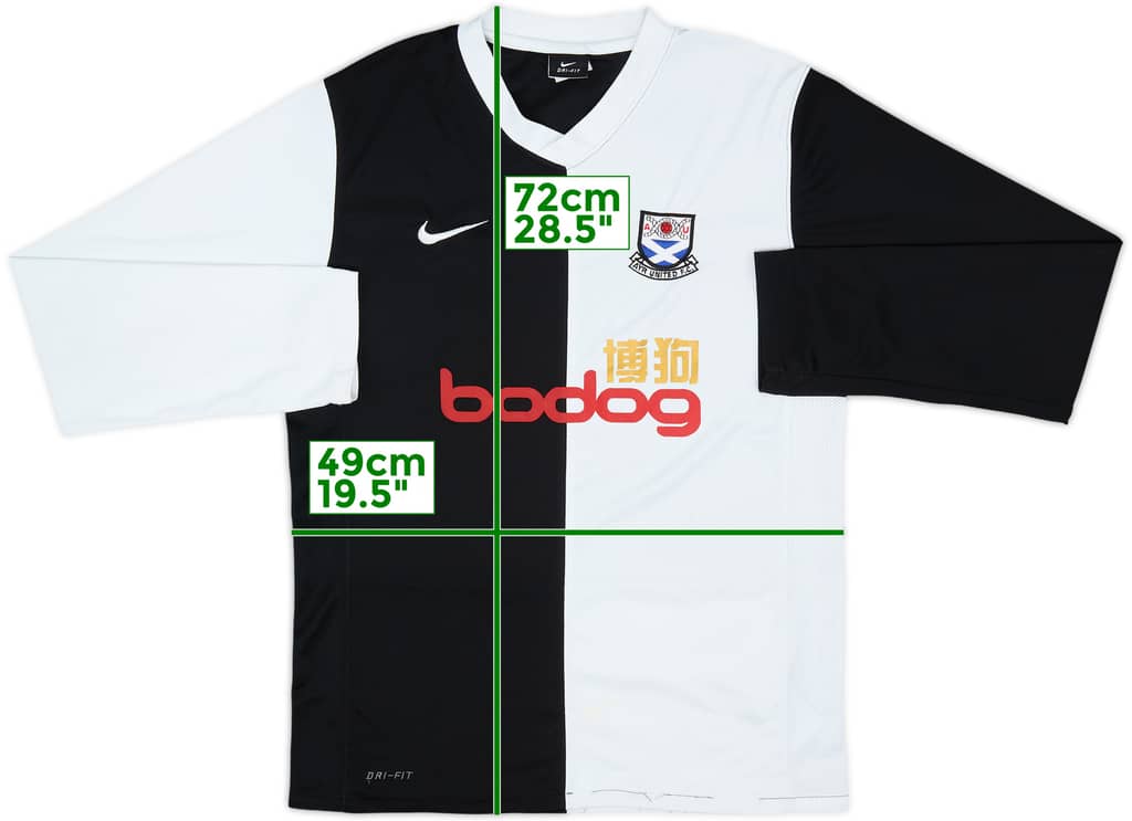 2011-12 Ayr United Home L/S Shirt - 5/10 - (S)