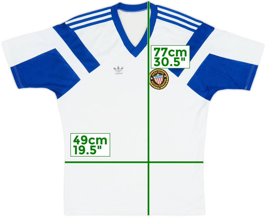 1990-92 USA Home Shirt - 6/10 - (L)