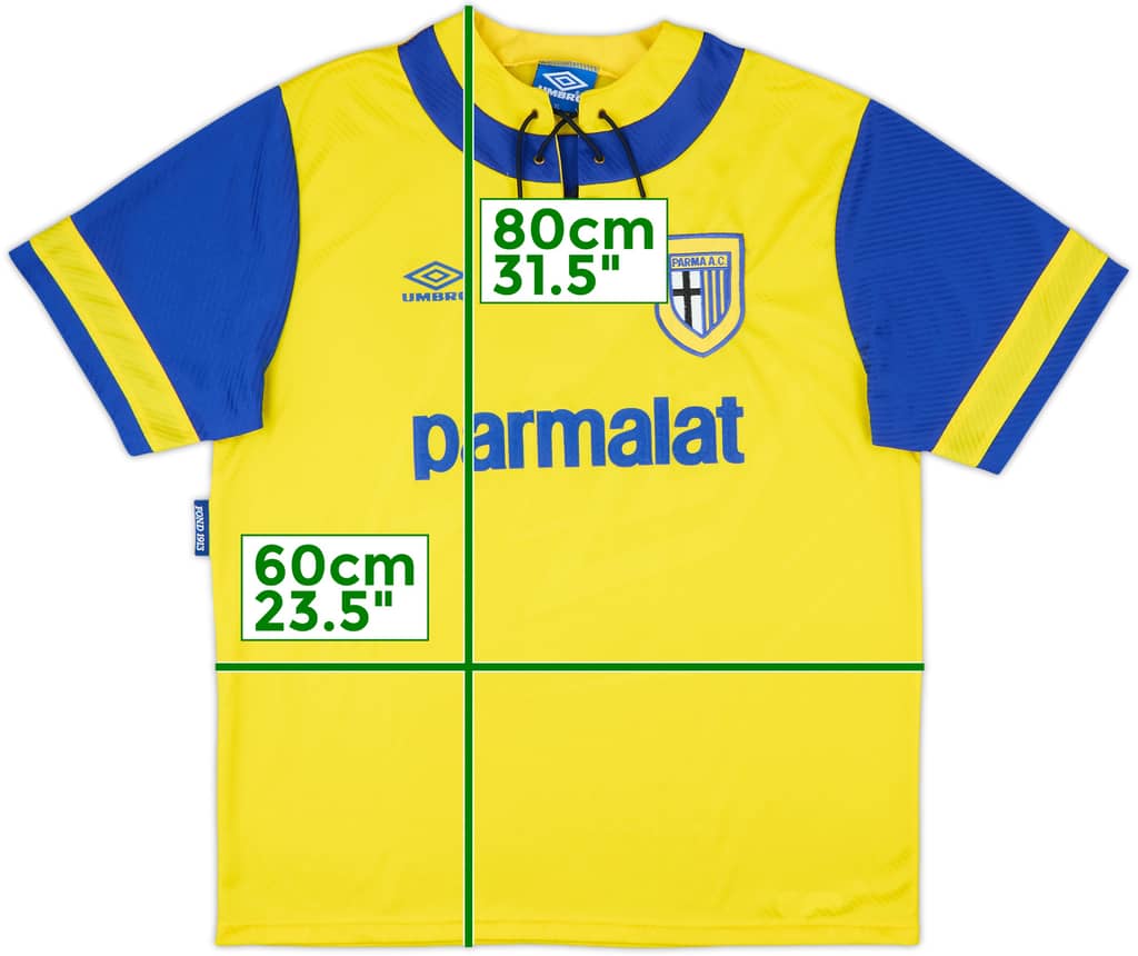 1993-95 Parma Away Shirt - 9/10 - (XL)