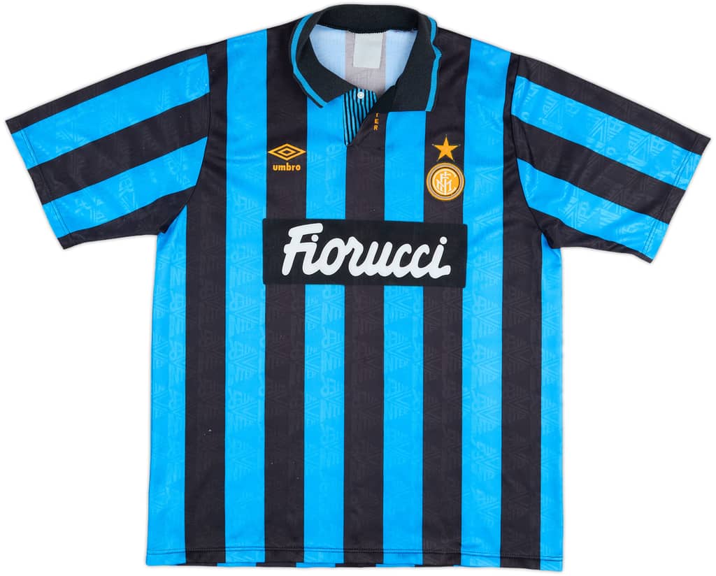 1992-94 Inter Milan Home Shirt - 6/10 - (L)