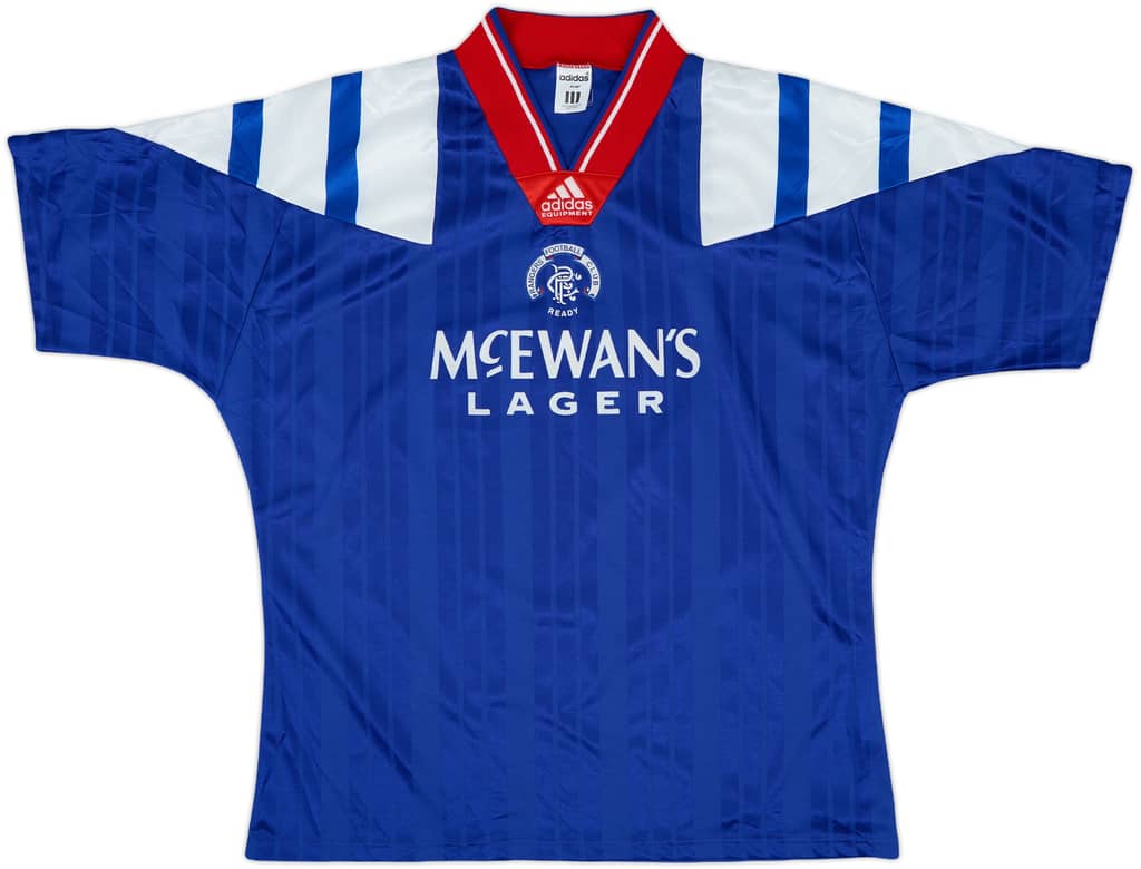 1992-94 Rangers Home Shirt - 9/10 - (L/XL)